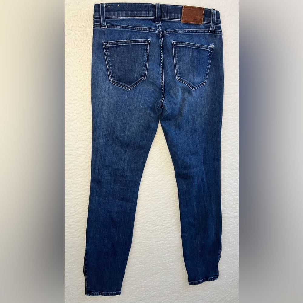 Madewell Skinny Skinny Ankle Zipper Jeans